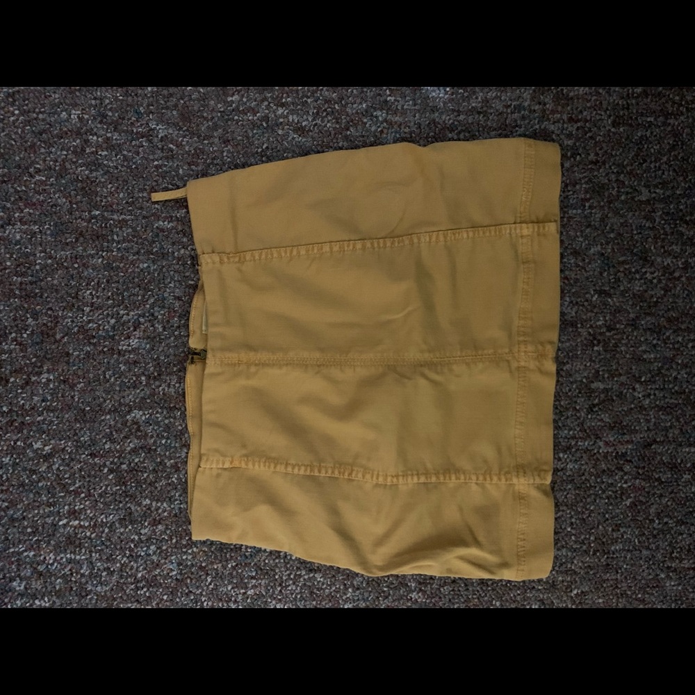 Yellow Mini Skirt